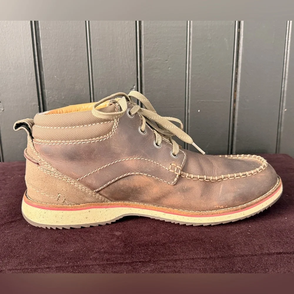 Clarks Brown Leather Men's Shoes